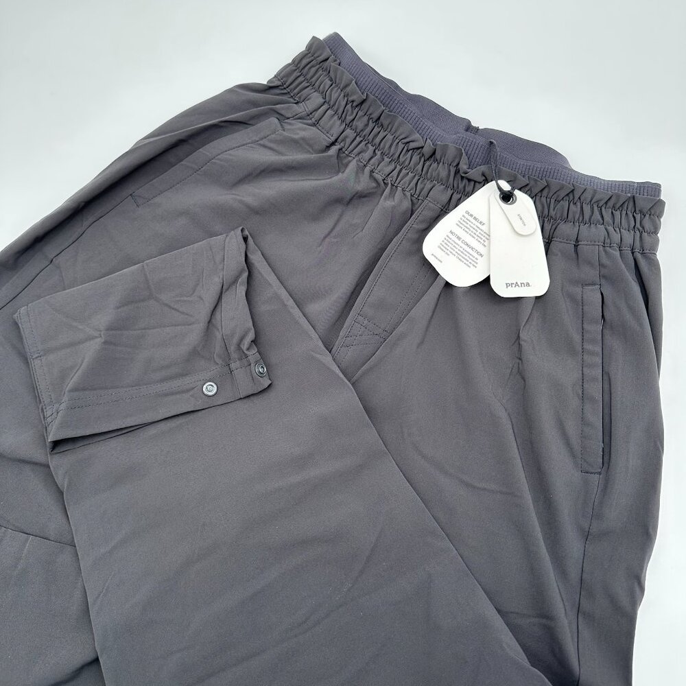 prAna Women's Wonderland Rocks High Rise Breathable Lightweight Pant, Charcoal